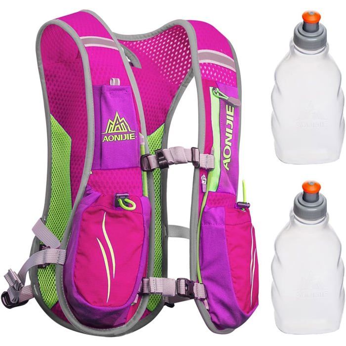 Sac à dos dhydratation - GEILA - Gilet léger - 250 g - Nylon imperméable - Réfléchissant respirant