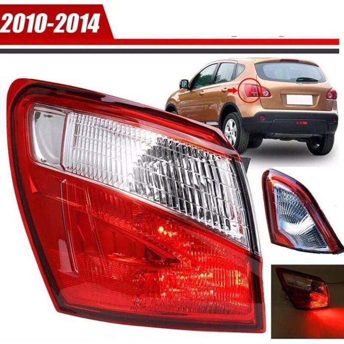 Feu arrière LED étanche et résistant aux chocs aile extérieure pour Qashqai 2010 à 2014 gauche: 26555 BR00A
