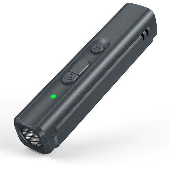 Répulsif à ultrasons pour chien - PZCC - Indicateur LED - Rechargeable USB - Portée 5-10 m - Batterie 350 mAh - Portable