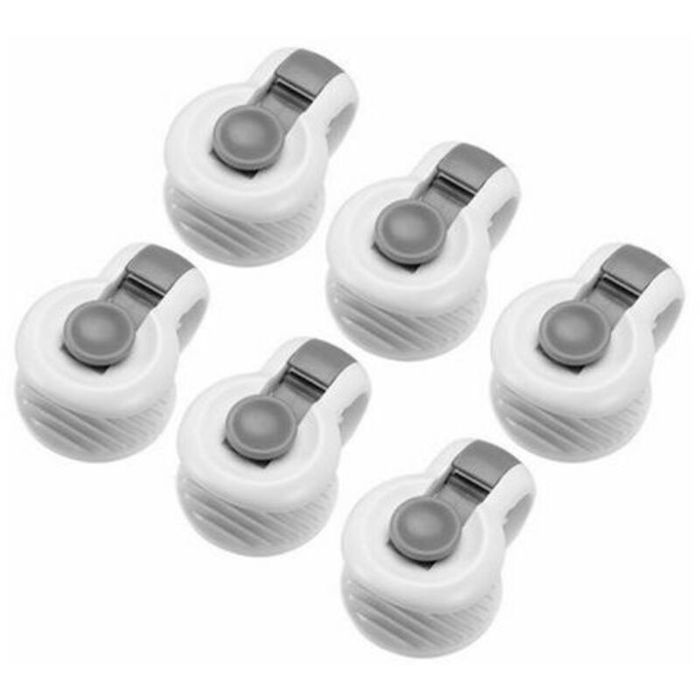 Clip couette couverture fixateur anti-move - 6 Pas dangle literie accessoire chambre lit - Gris Aucuneary