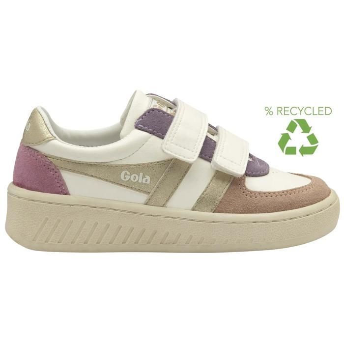 Baskets enfant Gola Grandslam Quadrant - off white/cameo/gold/candy Baskets enfant Gola Grandslam Quadrant - off white/cameo/gold/candy