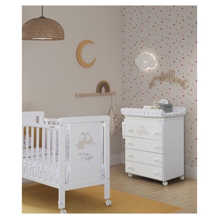 Meuble à langer Happy Blanc Poids Beige - MICUNA - Matériaux mixtes Meuble à langer Happy Blanc Poids Beige - MICUNA - Matériaux mixtes