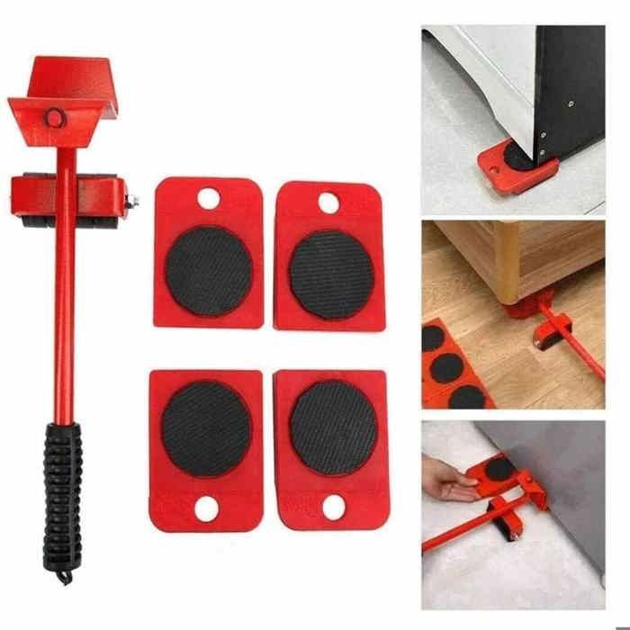 Leve meuble 150kg capacité de charge grue 1  - Roame -  tige de levage et 4 kit de deplace meuble lourd sans effort deplace meuble a