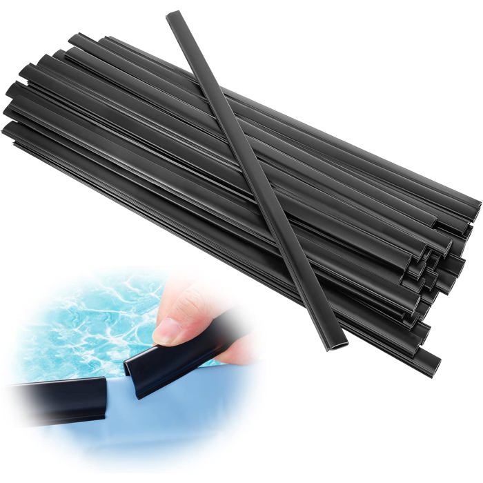 Bande de protection pour liner de piscine - PZCC - Barre 24 pouces - PE - 24 pouces x 1 pouce - Lot 33 pièces