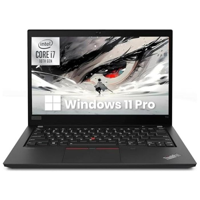 Thinkpad T14 Ordinateur portable 14 FHD 1920 x 1080 Intel Core i7 de RAM SSD webcam clavier Qwerty