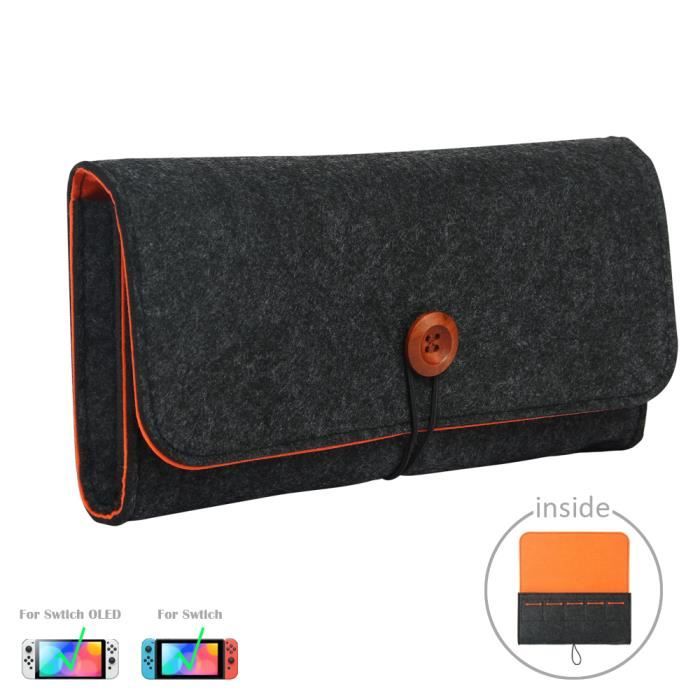 Étui à Cravate De Voyage En Nylon Noir | Organisateur Portable 40x13x2 Cm | Range-Cravates | Neuf Avec Étiquettes