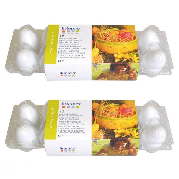 12 Œufs De Pâques En Plastique à Remplir - 6 Cm, Couleurs Vives, Idée Cadeau Pour Enfants