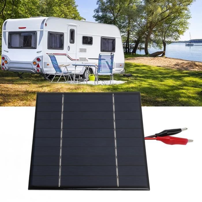 Mini Panneau Solaire FACULX 0.4W 2-3V - 60x60mm Polycristallin Pour Lampes De Jardin, Camping, Projets DIY