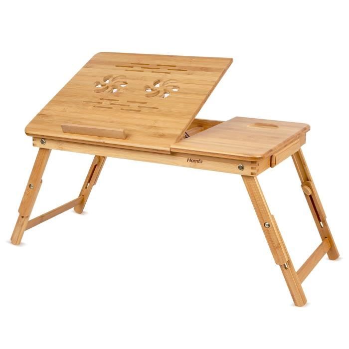 Table Basse Bambou Zen S Avec 2 Coussin Et Un Panier De Rangement