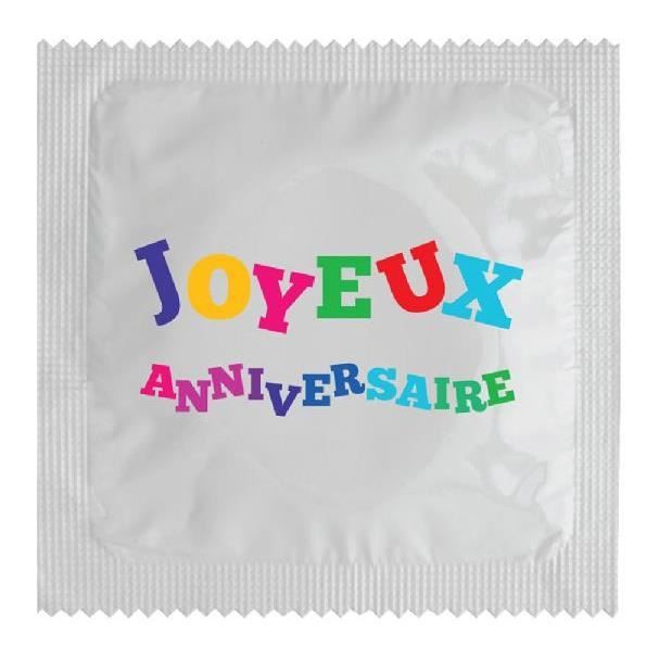 1 Preservatif Joyeux Anniversaire U Multicolore Cdiscount Au Quotidien
