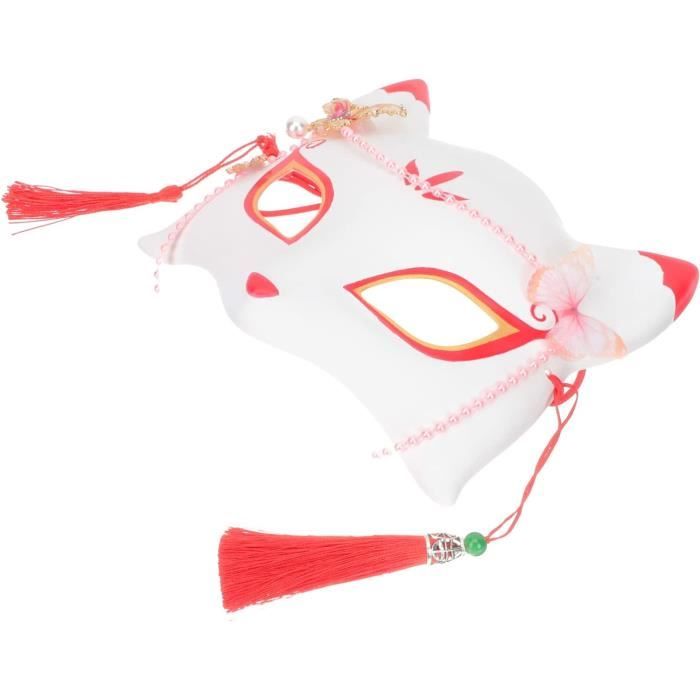 KITSUNE È UNA MASCHERA TRADIZIONALE GIAPPONESE Che Rappresenta Una Volpe Nella M KITSUNE È UNA MASCHERA TRADIZIONALE GIAPPONESE Che Rappresenta Una Volpe Nella M