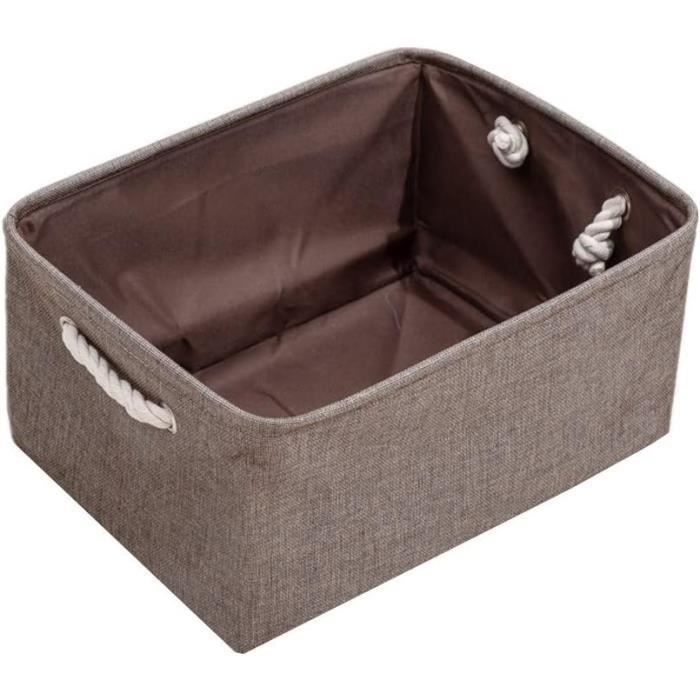 Panier Rangement Enfant Lion - 28x17x14 Cm, 23L, Coton, Pour Jouets, Linge, Couvertures, Déco - 8