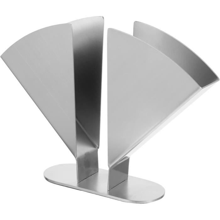 Minifinker Porte-serviettes pour table Porte-serviettes en métal avec poignée de levage