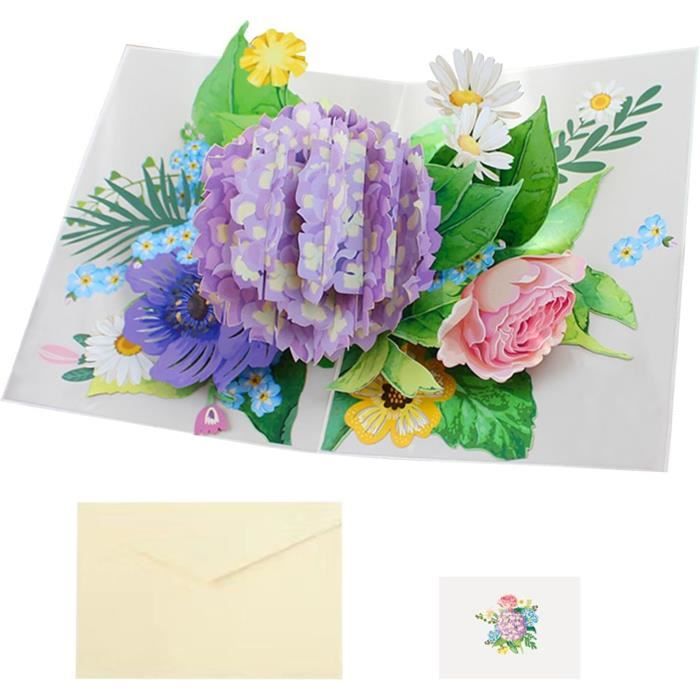 Carte De Vœux De Noël 3D - Sapin De Noël Coloré Avec Cadeaux Et Étoile - Carte Postale De Noël