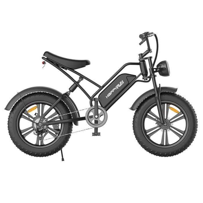 Vélo électrique HAPPYRUN HR-G50 - Batterie 18Ah - Moteur 750W - 20 pouces - Charge maximale 150kg