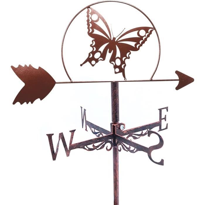 SUPERDANT Girouette De Jardin Exterieur Bonsaï En Métal Et