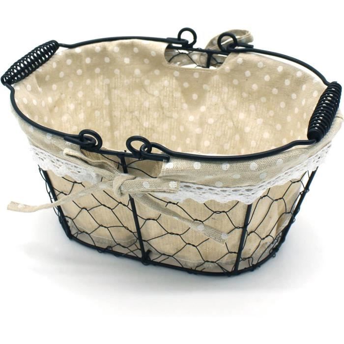 Panier En Grillage Ovale T&G Woodware - Taille Moyenne, Style Rustique Marron | Décoration Rangement Cuisine, Cadeau
