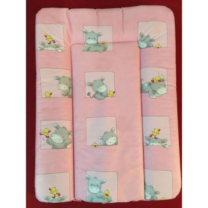 Matelas A Langer Rembourre Pour Bebe Toilette Hygiene Change Bebe Couleur Rose Cdiscount Puericulture Eveil Bebe