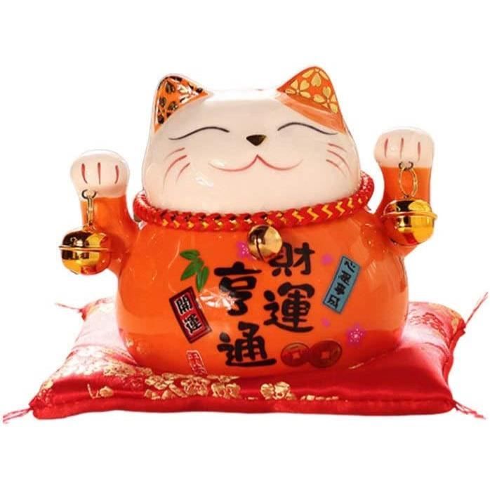 Maneki Neko Porte-bonheur 18 Cm Or – Chat Chanceux Asiatique – Freak Scene