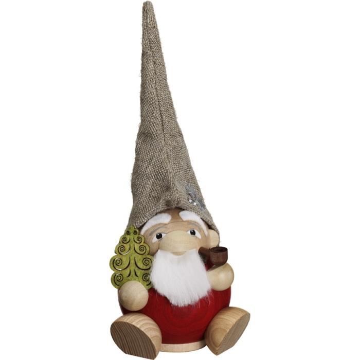 Figurine de fumeur forêt naine Père Noël, haute... Cdiscount Maison
