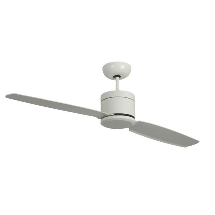Ventilateur de plafond DC - Pepéo - Turno - Diamètre 132 cm - Blanc - 6 vitesses - Pales Abs Blanches - Pepeo