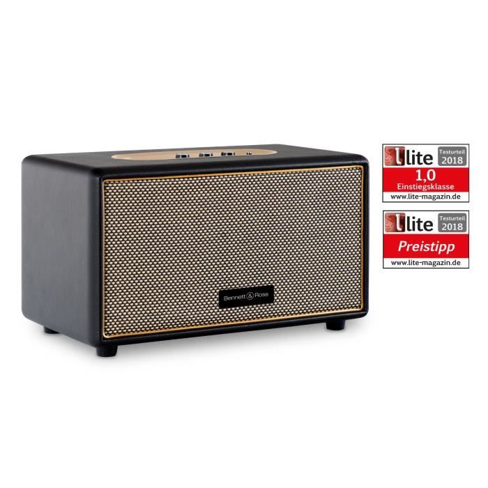 Bennett & Ross BB-860BK Blackmore Bluetooth haut-parleur Noir