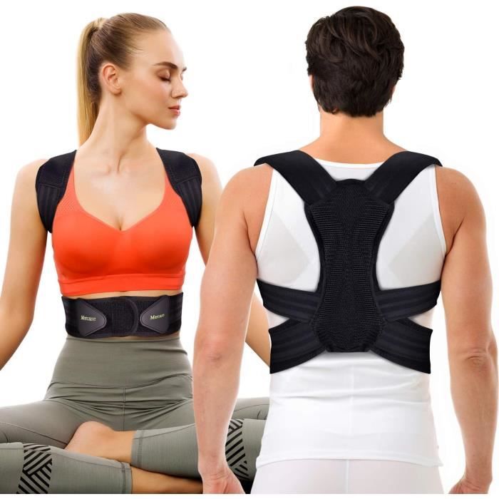 Correcteur de Posture Dos pour Hommes et Femmes,Renfort Dorsal