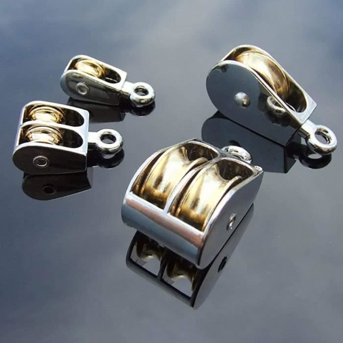 Poulie Pivotante En Acier Inox 304 - Pour Gréement, Levage De Corde, Système De Poulie Suspendue