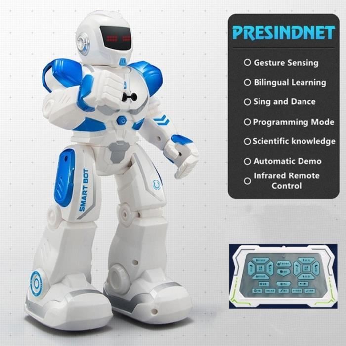 Chien Robot Intelligent Télécommandé – Danse, Chante, Parle Et Fait Des Cascades ! Jouet Éducatif Programmable Pour Enfants 3-12 Ans, Cadeau Idéal Noël Et Anniversaire