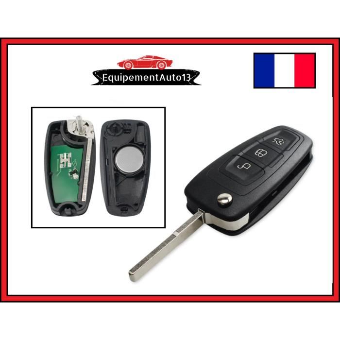 CLE télécommande vierge 4D63 FORD FOCUS MONDEO C MAX KUGA GALAXY ( 2010-2019) a programmer