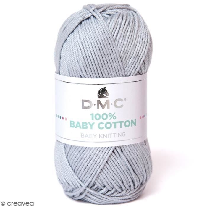 Fil DMC Baby Cotton - 50 g 757 Gris Clair