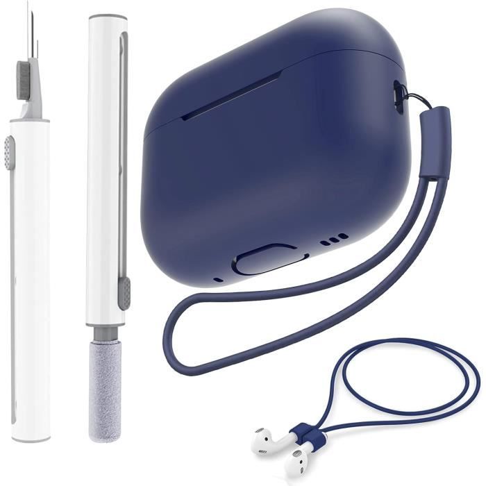 Étui Silicone Pour AirPods Pro 2 Avec Cordon Porte-clés – Protection Tout En Douceur