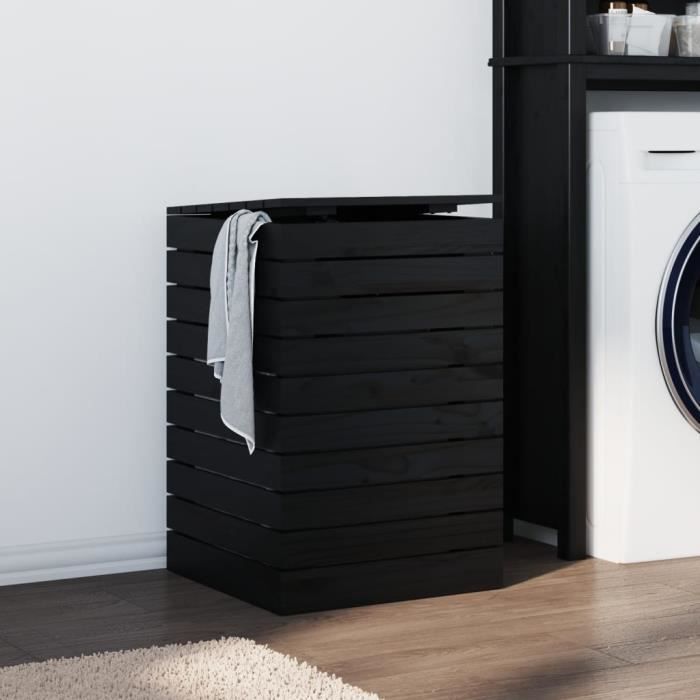 Panier à Linge Paris Prix 53cm Noir - Neuf Sous Emballage