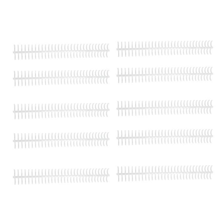 Peignes De Reliure Plastique 30 Anneaux - Jusqu'à 150 Feuilles - Longueur Personnalisable Pour A4, B5, A5 - 2