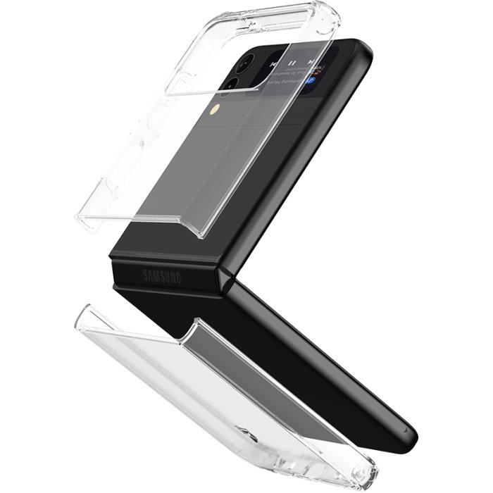 Coque avant + Coque arrière Renforcée DUO Garantie à vie Transparente pour Samsung G Z Flip 3 Force Case