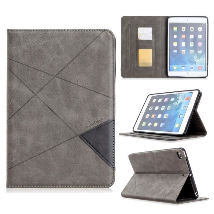 Coque Housse PU Cuir Etui Flip Smart Cover Pour Apple iPad Air Mini 5 4 3 2  1