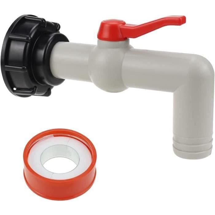 Adaptateur Réservoir IBC S60x6 - Raccord Pour Cuve Eau De Pluie - Jardin, Irrigation - Filetage 60mm - 11