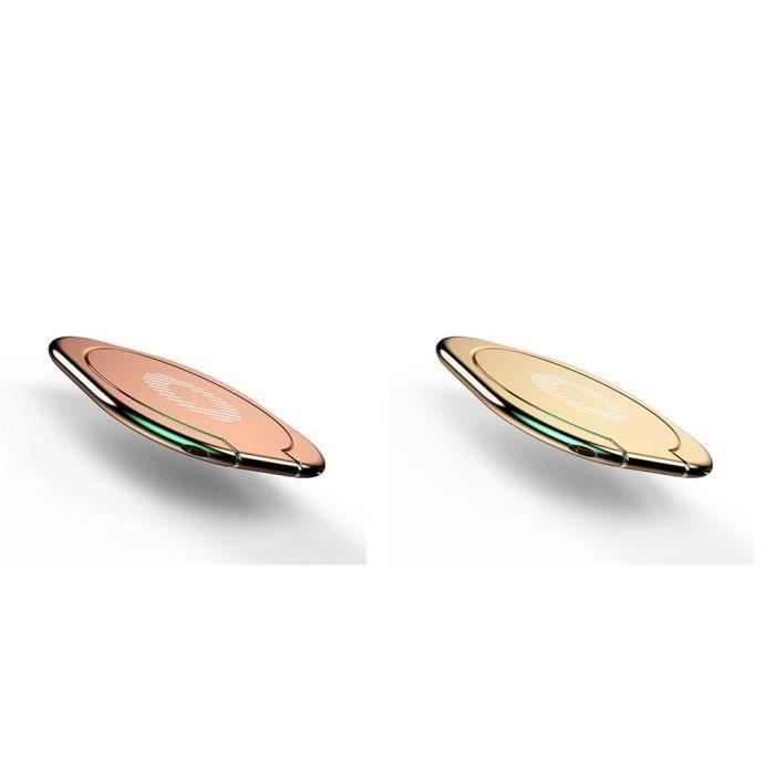 Support Magnétique Pour Téléphone Portable - Anneau De Téléphone Magnétique Amovible En Métal - Accessoire De Téléphone Portable - Anneau Rotatif Pour Table