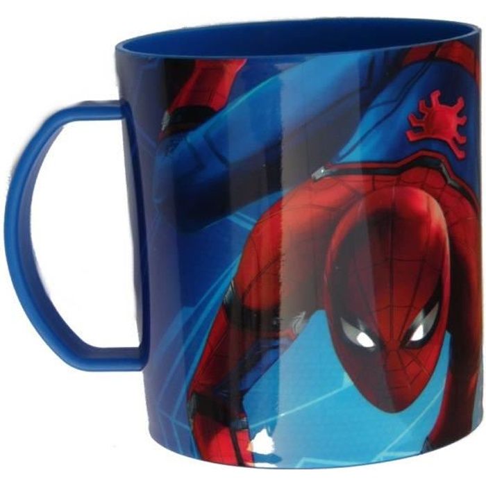Tasse Spiderman, mug plastique Gim - Cdiscount Maison