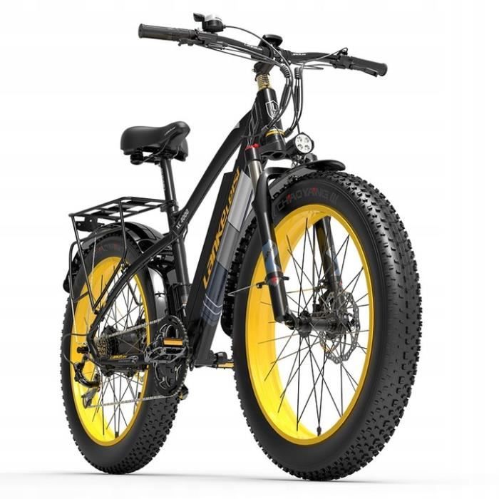 LANKELEISI XC4000 vélo électrique 17.5AH 48V 1000W 120KM roue aluminium 26 \