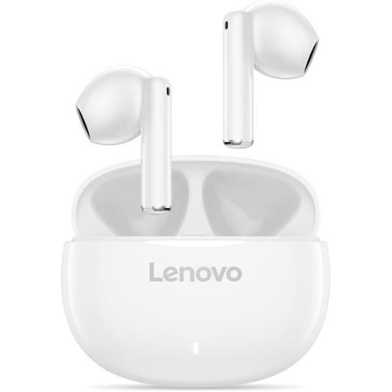 Écouteurs sans fil LENOVO E310 Bluetooth 5.3 Résistant à la transpiration Intra auriculaire