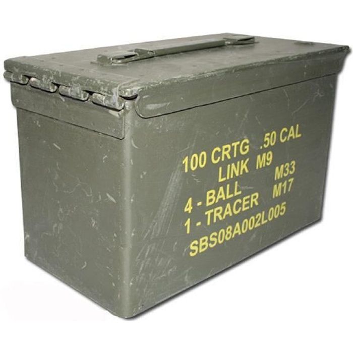 4er Lot Boîte de Munitions Haut Transport à Outils Rangement Caisse 12,48€/ Pcs 