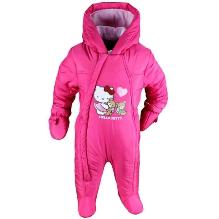 Hello Kitty Combinaison Interieur Polaire Bebe Fille Fuschia Fuschia Cdiscount Pret A Porter