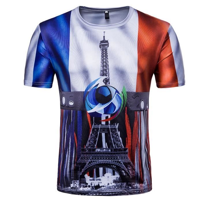 Tee shirt homme pas cher XL LEOCLOTHO Coupe Skinny Couleurs1