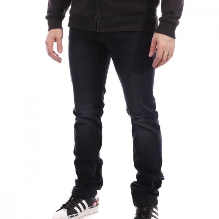 Jeans Straight Bleu Enduit Homme Lee Cooper Odel