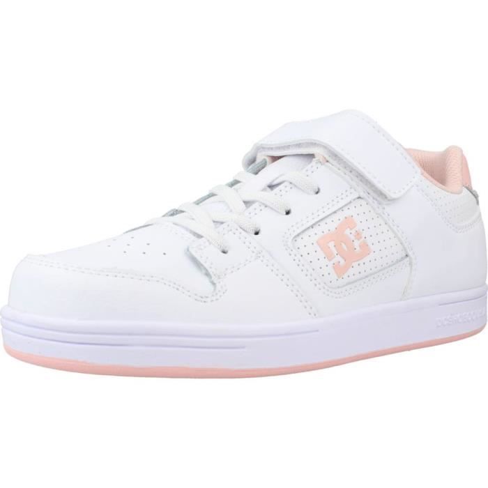 DC Shoes Baskets Homme - DC SHOES MANTECA 4 V - Blanc - Synthétique - Lacets - Plat