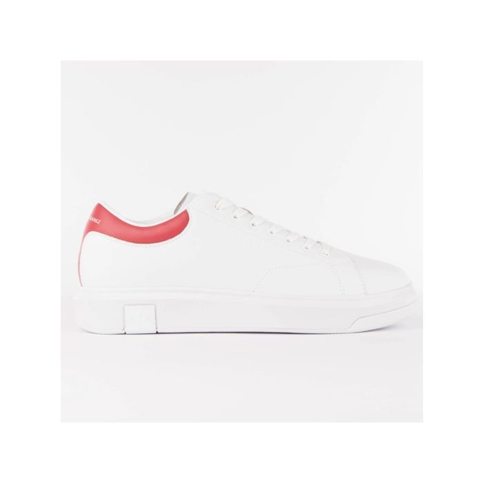 Basket Armani Exchange Homme Action Blanc cuir