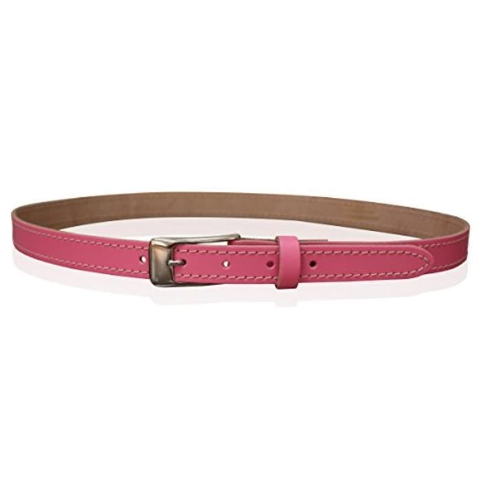 Ceinture Skinny Diane Von Furstenberg Bleu Pervenche Effet Serpent - Taille Petit