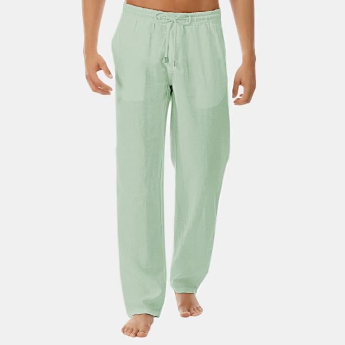 Pantalons En Lin Pantalon Homme Pantalon été NANAMEEI Homme - Coton-lin 75%-25% - Taille élastique Avec Cordon - Décontracté Plage, Yoga Pantalon Casual Taille élastique Pantalon En Lin Pour Homme Pantalons En Lin Pantalon Homme Pantalon été NANAMEEI Homme - Coton-lin 75%-25% - Taille élastique Avec Cordon - Décontracté Plage, Yoga Pantalon Casual Taille élastique Pantalon En Lin Pour Homme