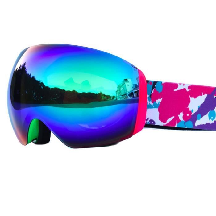 Lunettes Ski Lunettes De Ski Et Snowboard MUSELK - Anti-buée, UV400 - Unisexe Adulte Protection UV Sports